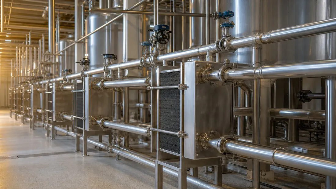 Commercial frying and food-processing plant